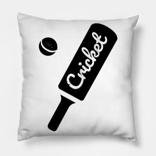 Retro Vintage Cricket.Gift for Cricket Lovers Pillow