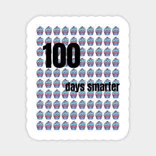 100 days smarter cupcakes Magnet