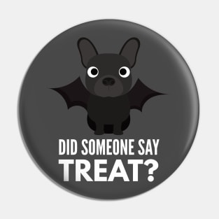 French Bulldog Halloween Trick or Treat Pin