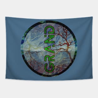 Grand Canyon National Park Roots Logo Tapestry