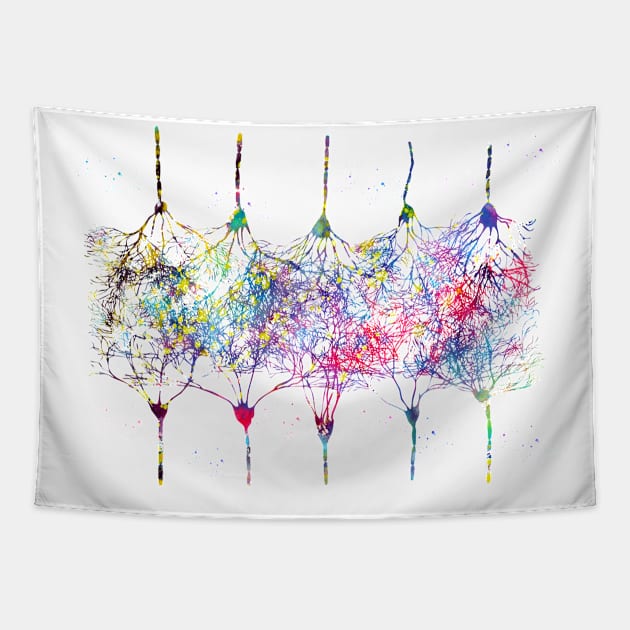 Cortical Neurons Tapestry by erzebeth