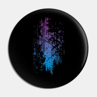 Technicolour Forest Pin