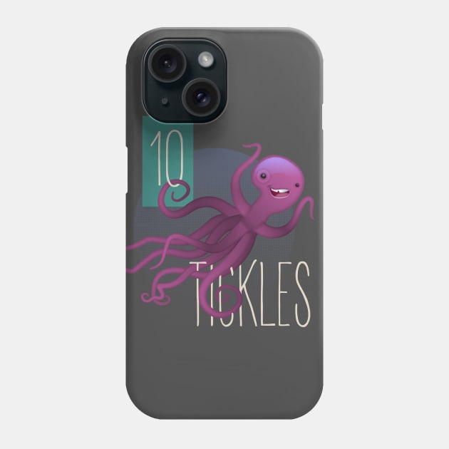 Ten Tickles Dad Joke Phone Case by DanielLiamGill