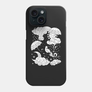 Noncolored Fairytale Weather Forecast Print Phone Case