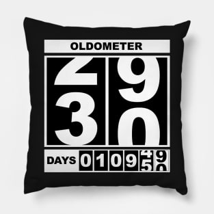 30th Birthday Oldometer Pillow