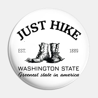 Just Hike | Washington State Pin