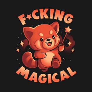 Red Panda Magic - Funny Cute Wizard Red Panda Gift T-Shirt