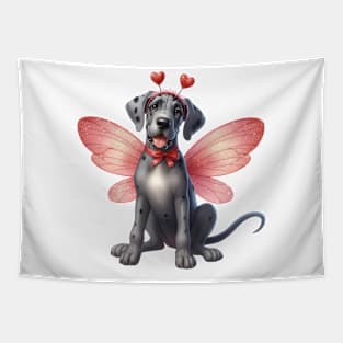 Valentine Fairy Great Dane Dog Tapestry