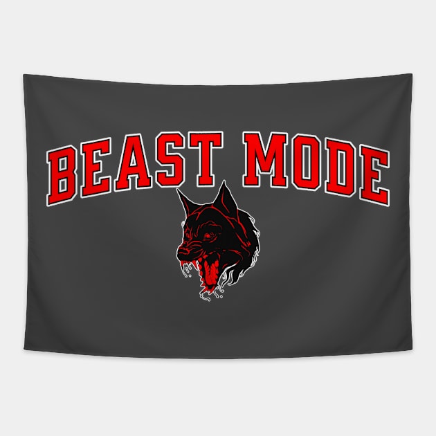 Beast Mode Rabid Beast Tapestry by RuthlessMasculinity