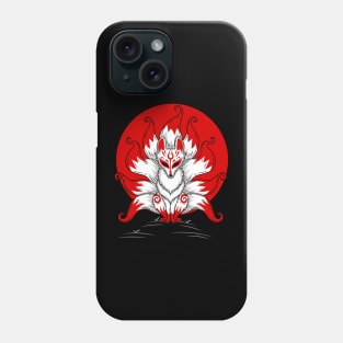 Kitsune, fox with nine taile Phone Case