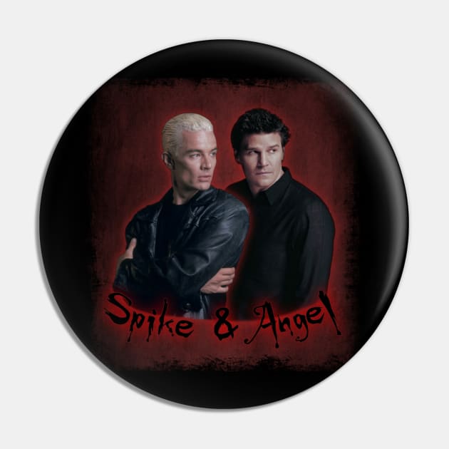 Spike & Angel Vintage Look Pin by CharXena