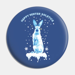 Winter Bunny Pin