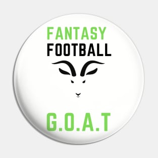 FANTASY FOOTBALL GOAT Pin