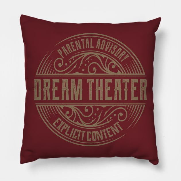 dream theater vintage ornament Pillow by irbey