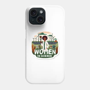 Empowering Women in Science - Renewable Energy Theme Phone Case