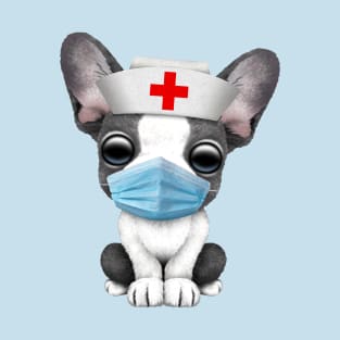 Cute French Bulldog Puppy Nurse T-Shirt