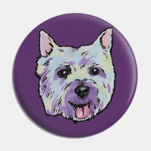 Whimsical Westie Wonder Pin