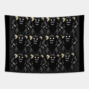 SCARY SHADOW MONSTER PATTERN Tapestry