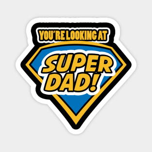 Father's Day Super Dad Magnet