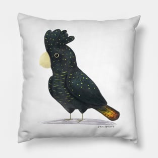 Black Cockatoo Pillow