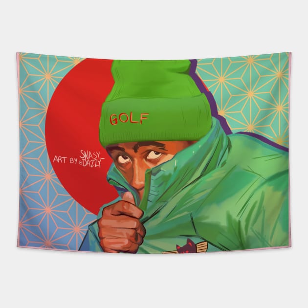 GOLF- Tyler the Creator Tapestry by snasydazzy