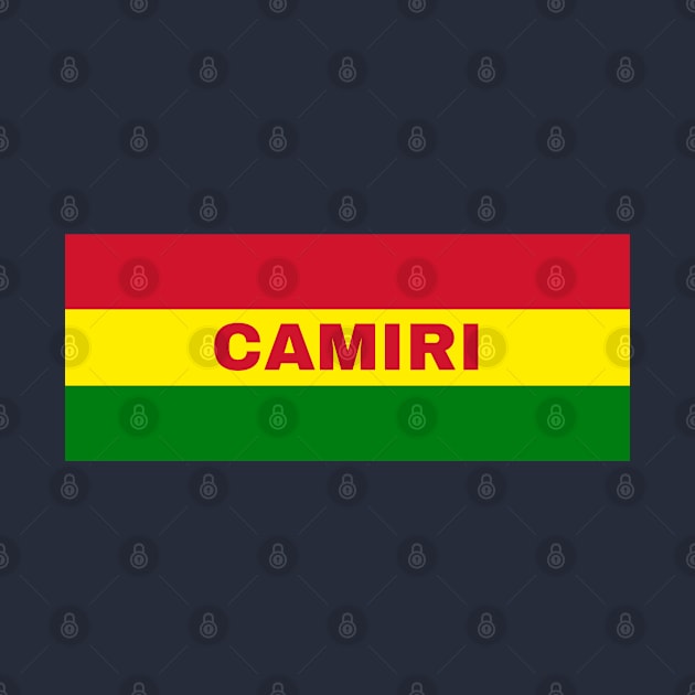 Camiri City in Bolivian Flag Colors by aybe7elf