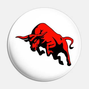 Angry bull Pin