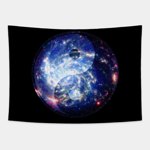 The Yin Yang Energy Swirl Tapestry by Bluepress