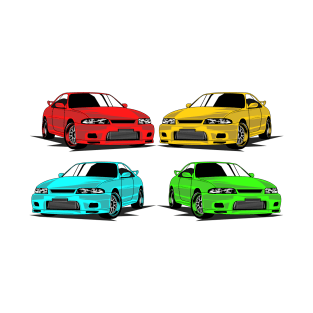 4 x R33 skyline JDM T-Shirt