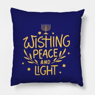 Wishing Peace and Light this Hanukkah Pillow