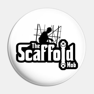 Scaffold Mob Man Logo Pin