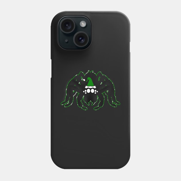 Santa Spider (Green Peppermint 1) Phone Case by IgorAndMore