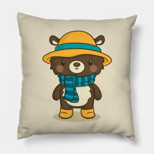 Winter bear Pillow