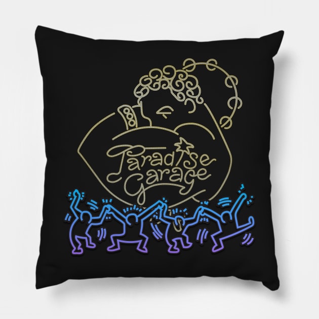 People love to dance (Paradise Garage BLINK Edition) Pillow by dojranliev