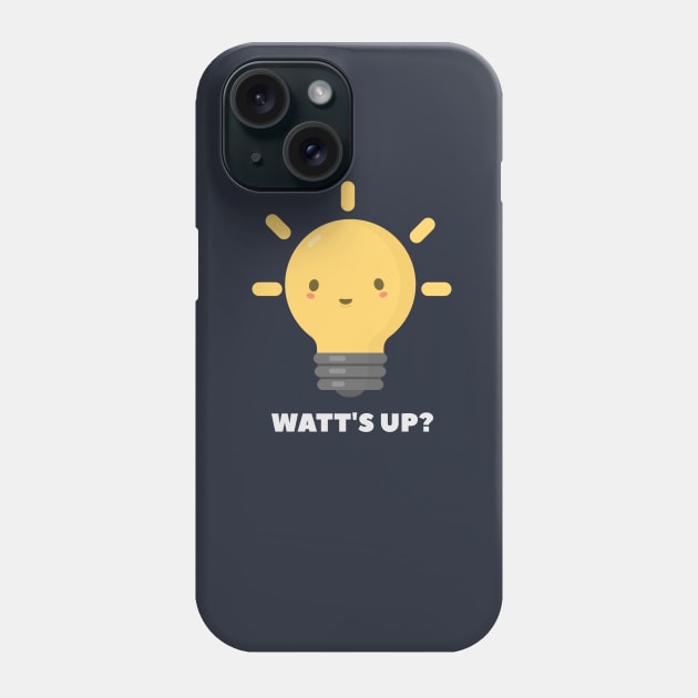 Funny Physics Electricity Watt Pun T-Shirt Phone Case by happinessinatee