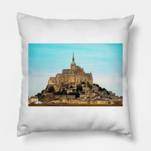 Mont Saint Michel Normandy France Pillow