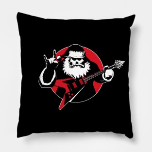 Heavy Metal Santa Claus Pillow