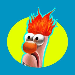 Beaker The Muppets Fan Art Illustration T-Shirt