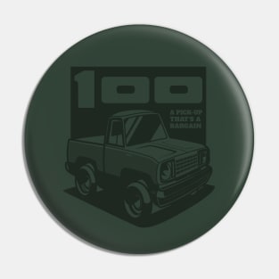 Medium Green Sunfire Poly - D-100 (1978 - White-Based - Ghost) Pin