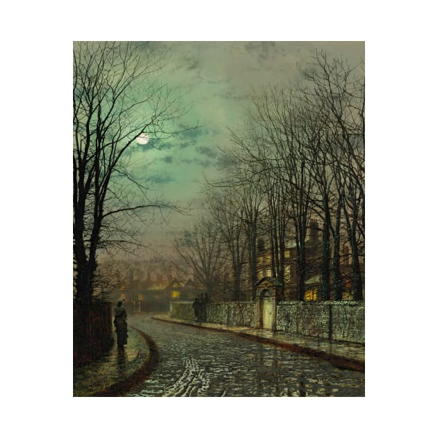 The Tryst by John Atkinson Grimshaw by Classic Art Stall