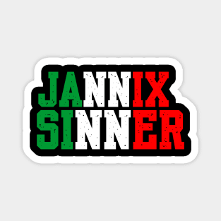 Jannix sinner _ Tennis player Magnet