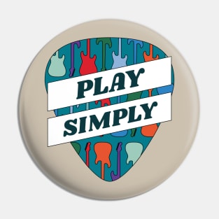 Play Simply Guitar Pick Pin