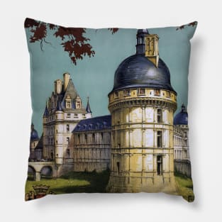 Valençay France Vintage Poster 1926 Pillow