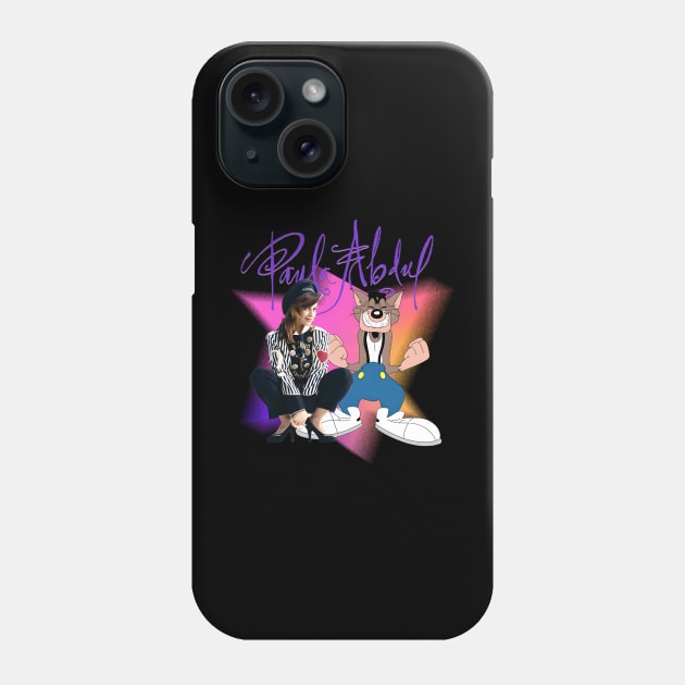 Paula Abdul & The Famous MC Skat Kat Phone Case by LSanchezArt