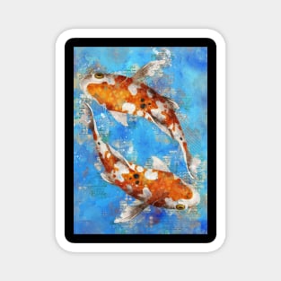 Koi Fishes Magnet