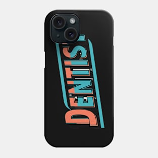 Cool red and blue Dentist Phone Case