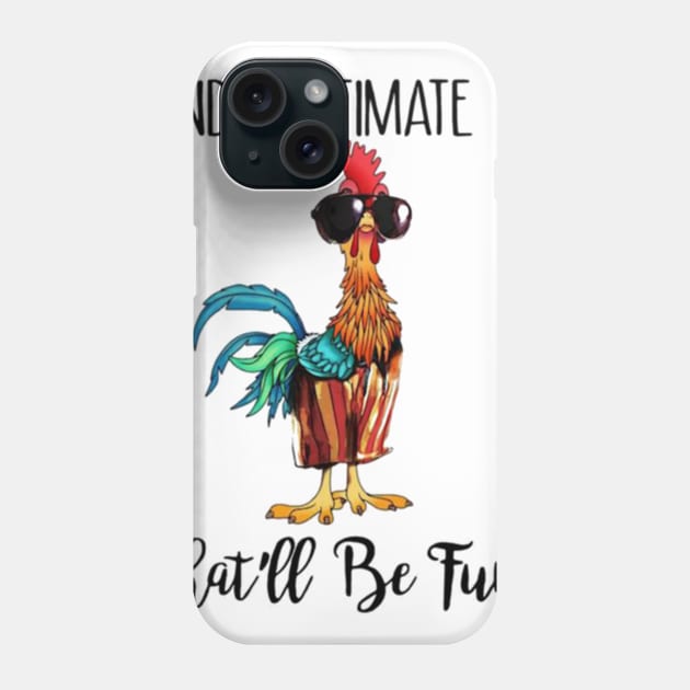 chicken quotes Phone Case by clownverty