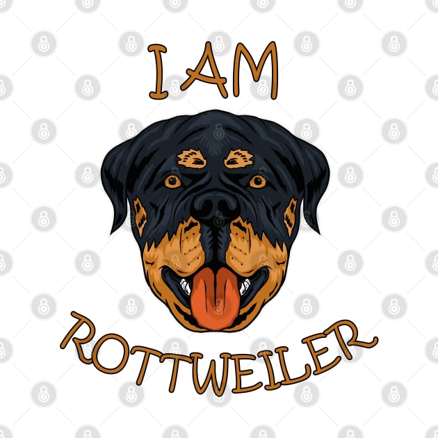 dog rottweiler dog I am rottweiler by wahyuart21