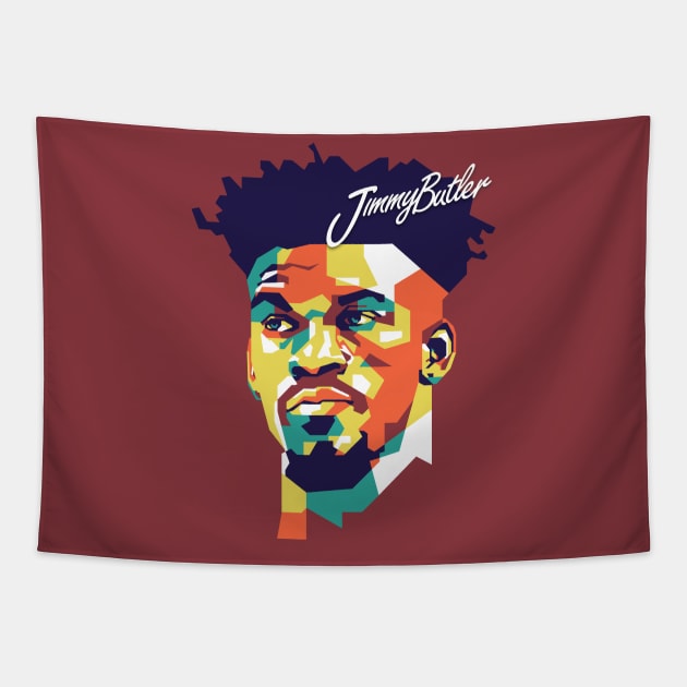 Jimmy Butler on WPAP #1 Tapestry by pentaShop