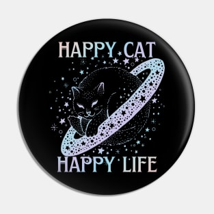 Happy cat happy life Pin